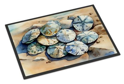 Sand Dollars Doormat Front Door Mat Indoor Outdoor Rugs for Entryway, Non Slip Washable Low Pile, 24H X 36W
