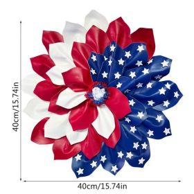1PC Wooden tags for Independence Day, patriotic American homes, rural areas, wooden walls, door decorations, wooden crafts (Color: 49, size: 40*40*0.5cm)