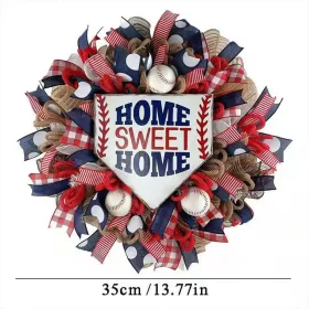 1PC Wooden tags for Independence Day, patriotic American homes, rural areas, wooden walls, door decorations, wooden crafts (Color: 77, size: 40*40*0.5cm)