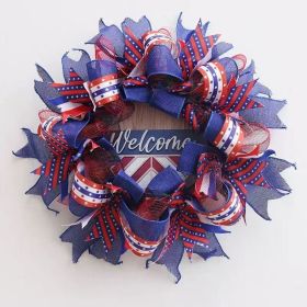 1PC Wooden tags for Independence Day, patriotic American homes, rural areas, wooden walls, door decorations, wooden crafts (Color: 78, size: 40*40*0.5cm)