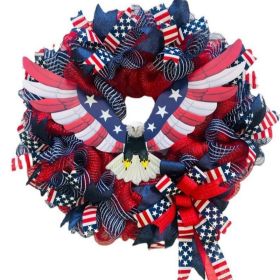 1PC Wooden tags for Independence Day, patriotic American homes, rural areas, wooden walls, door decorations, wooden crafts (Color: 75, size: 40*40*0.5cm)