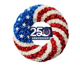 1PC Wooden tags for Independence Day, patriotic American homes, rural areas, wooden walls, door decorations, wooden crafts (Color: 132, size: 40*40*0.5cm)