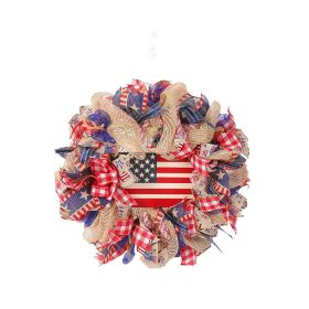 1PC Wooden tags for Independence Day, patriotic American homes, rural areas, wooden walls, door decorations, wooden crafts (Color: 125, size: 20*20*0.5cm)