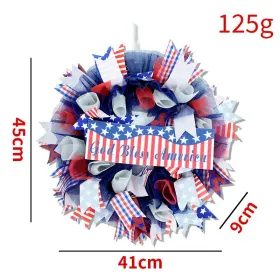 1PC Wooden tags for Independence Day, patriotic American homes, rural areas, wooden walls, door decorations, wooden crafts (Color: 111, size: 20*20*0.5cm)